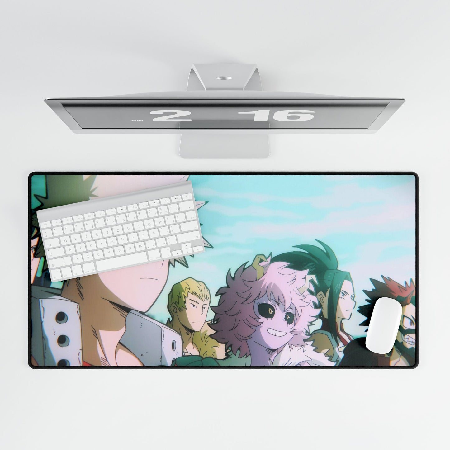 Katsuki and the Gang! - Intro AI Upscaled Screencap Mouse Pad