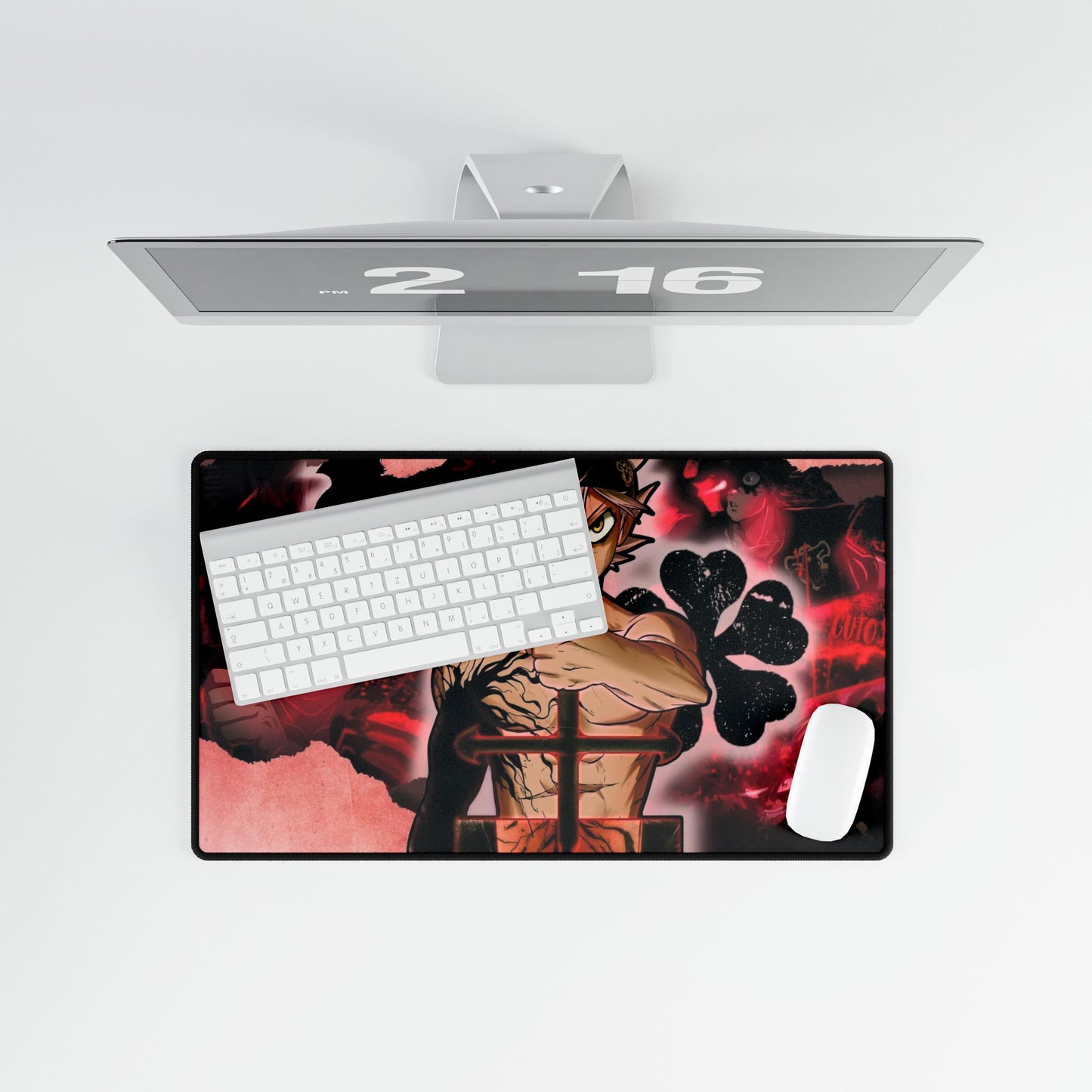 Asta (Black Clover) - Desktop Mouse Pad