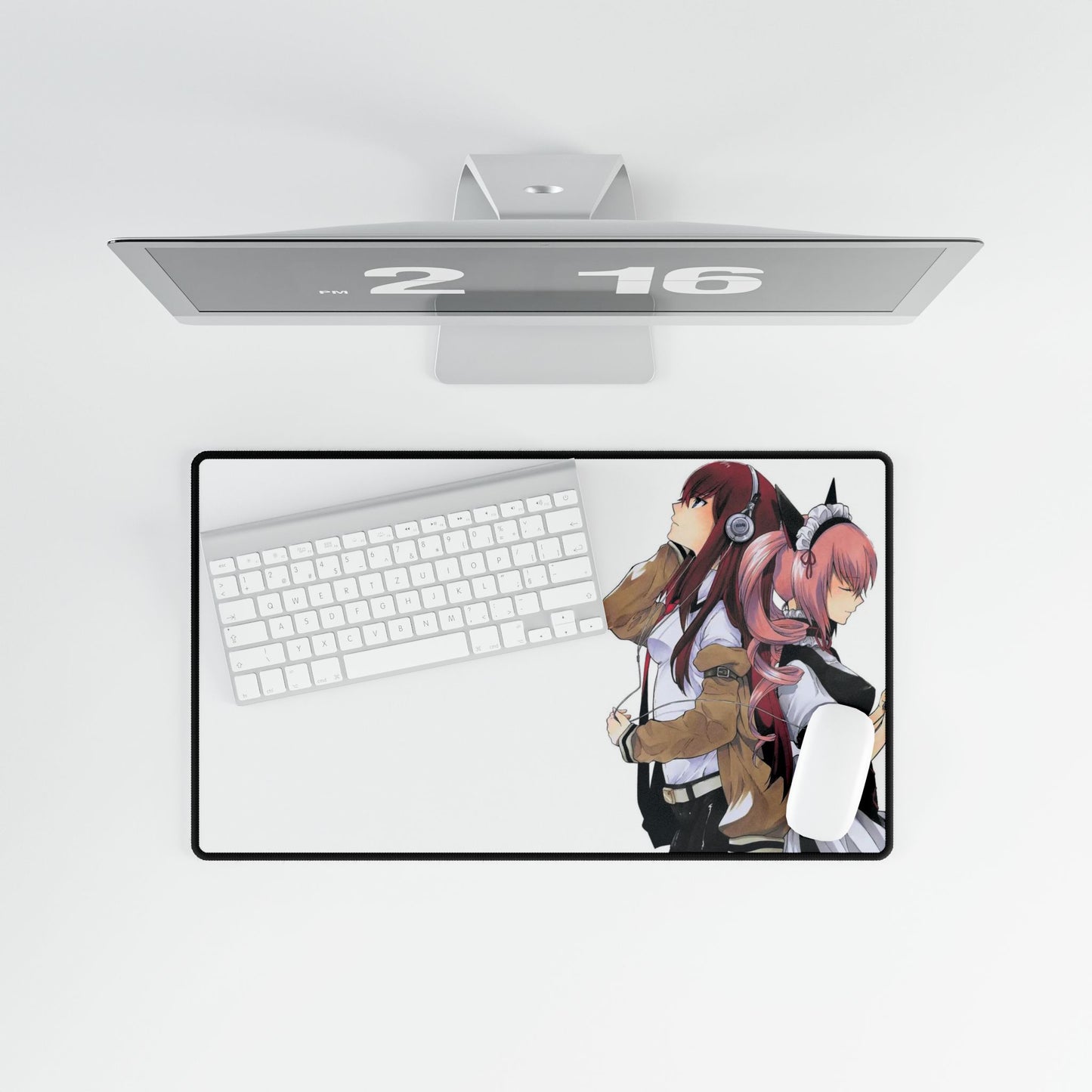 Makise and Faris Mouse Pad