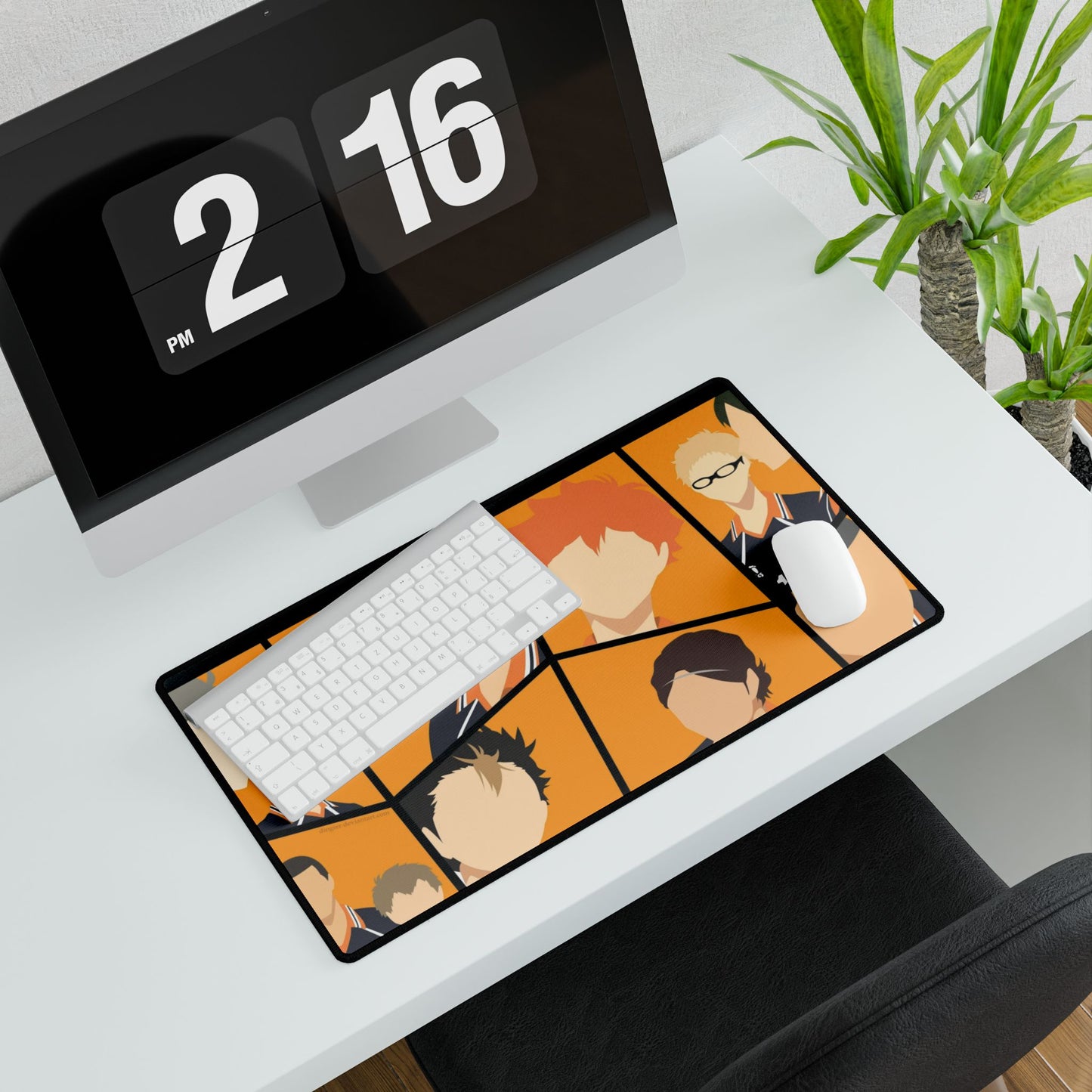Daichi Sawamura Kei Tsukishima Shōyō Hinata Tadashi Yamaguchi and Yū Nishinoya Mouse Pad