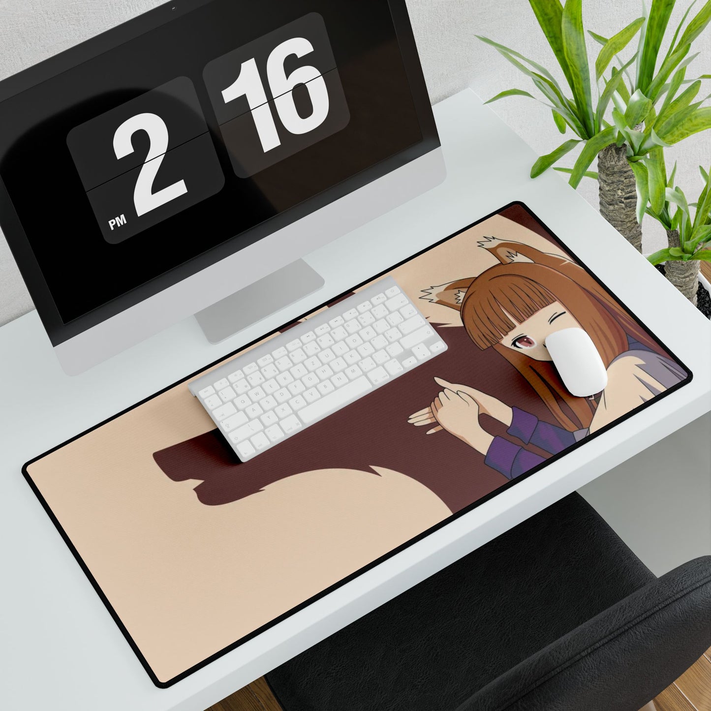 Anime Spice and Wolf Mouse Pad