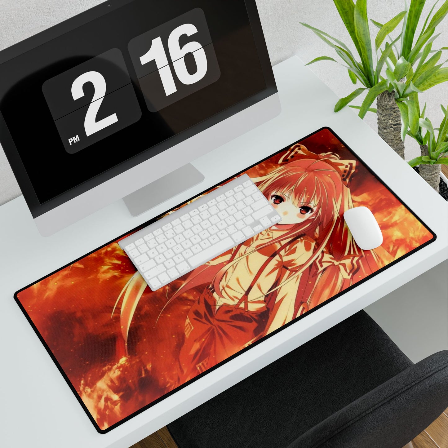 Flames of The Sky Mouse Pad