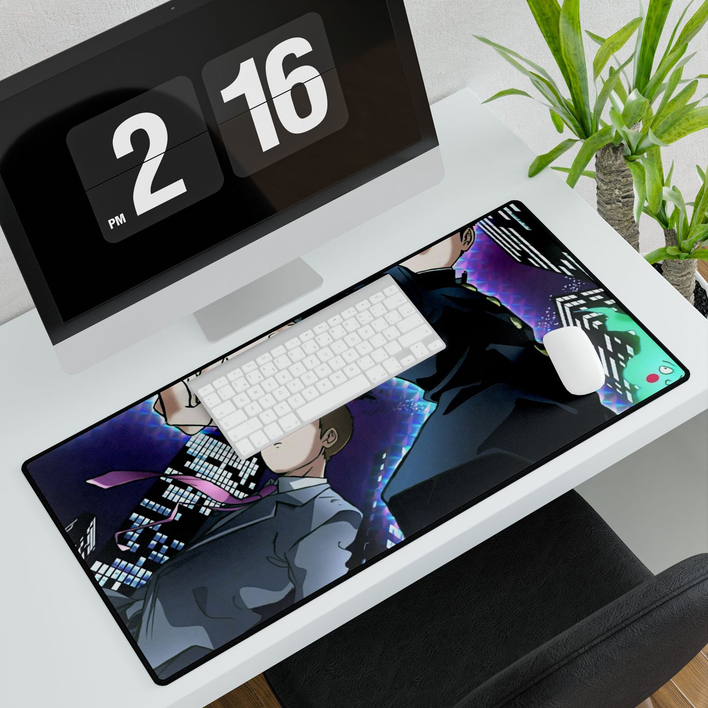 Mob Psycho 100 Arataka Reigen, Shigeo Kageyama, Ekubo Mouse Pad