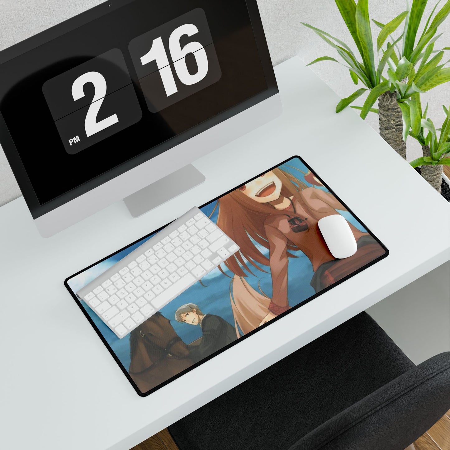 Anime Spice and Wolf Mouse Pad