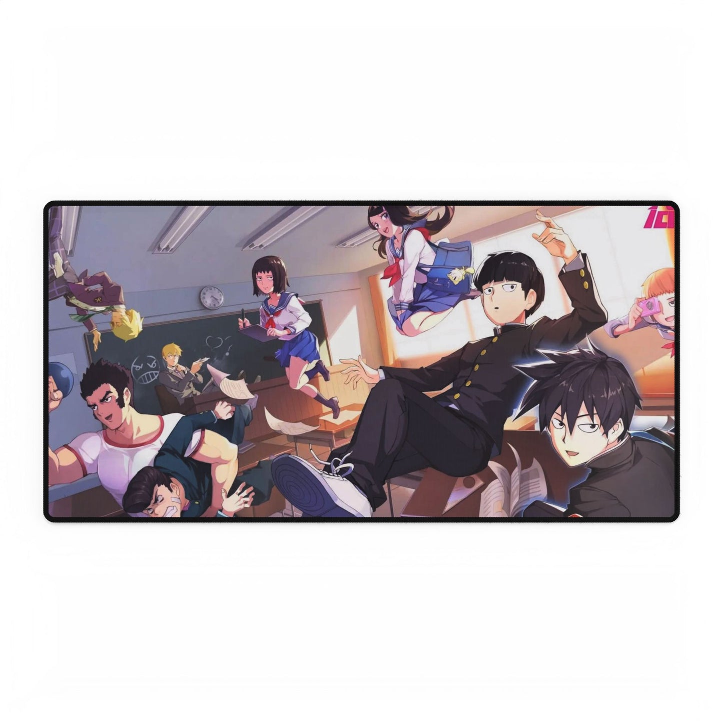 Mob Psycho 100 Arataka Reigen, Shigeo Kageyama, Ritsu Kageyama, Teruki Hanazawa, Tome Kurata Mouse Pad