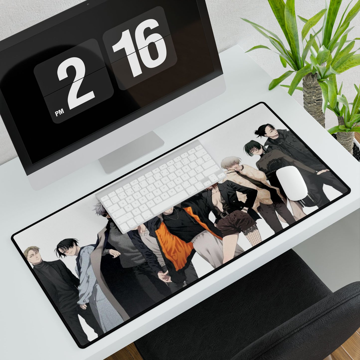Satoru Gojo Yuji Itadori Maki Zenin Kento Nanami Nobara Kugisaki Suguru Geto Megumi Fushiguro Toge Inumaki and Yuta Okkotsu Mouse Pad