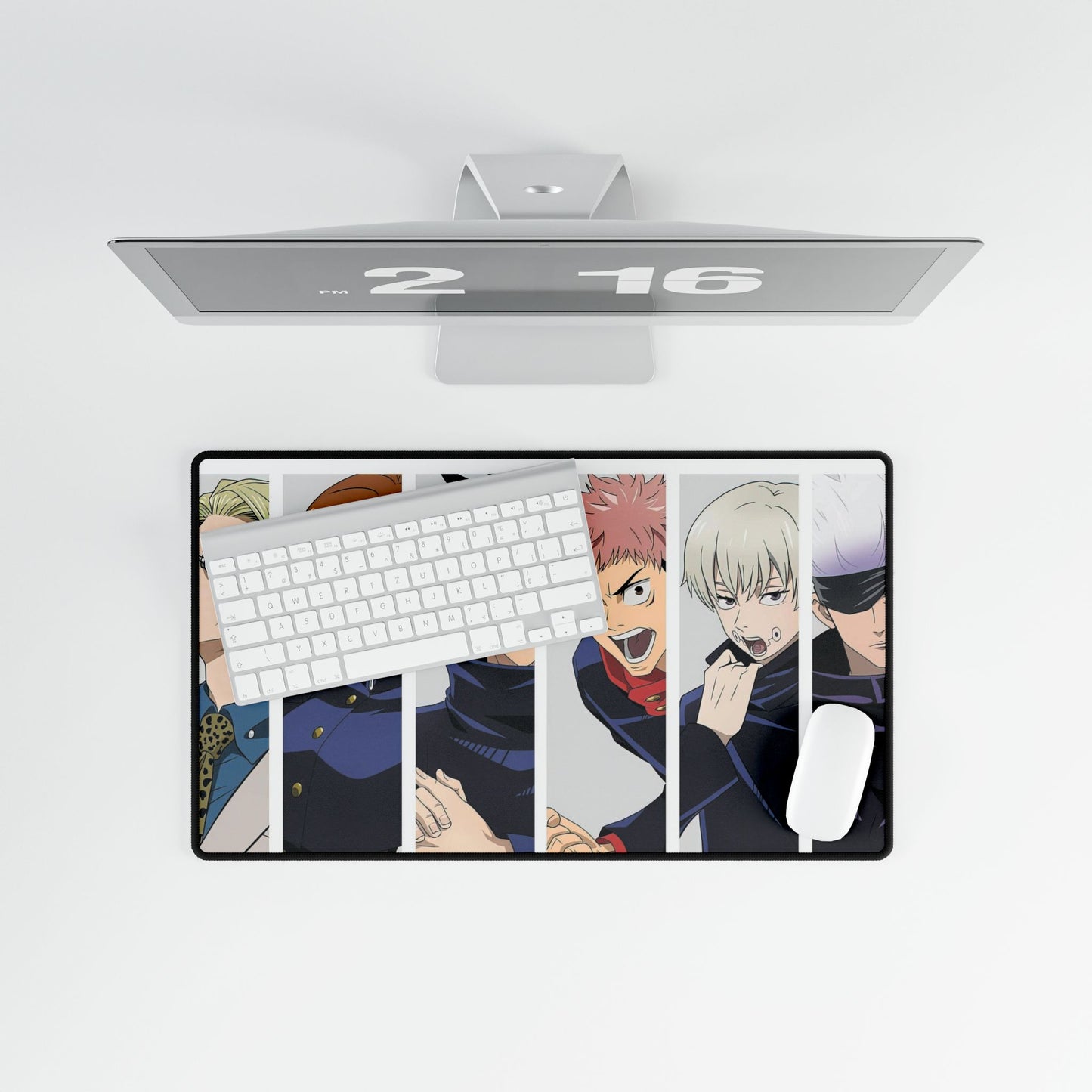 Nobara Kugisaki Satoru Gojo Kento Nanami Megumi Fushiguro Toge Inumaki and Yuji Itadori Mouse Pad