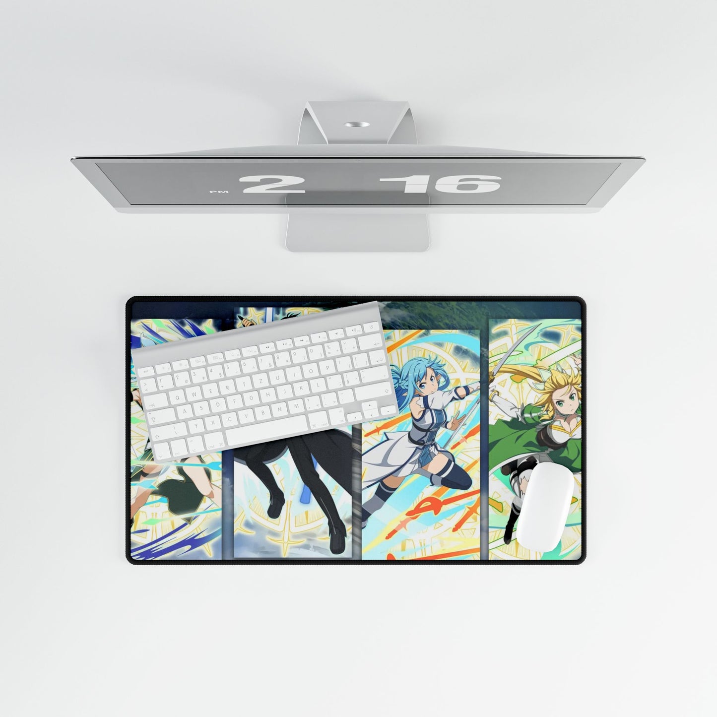 Memory Defrag Master Swordsmen Banner Mouse Pad