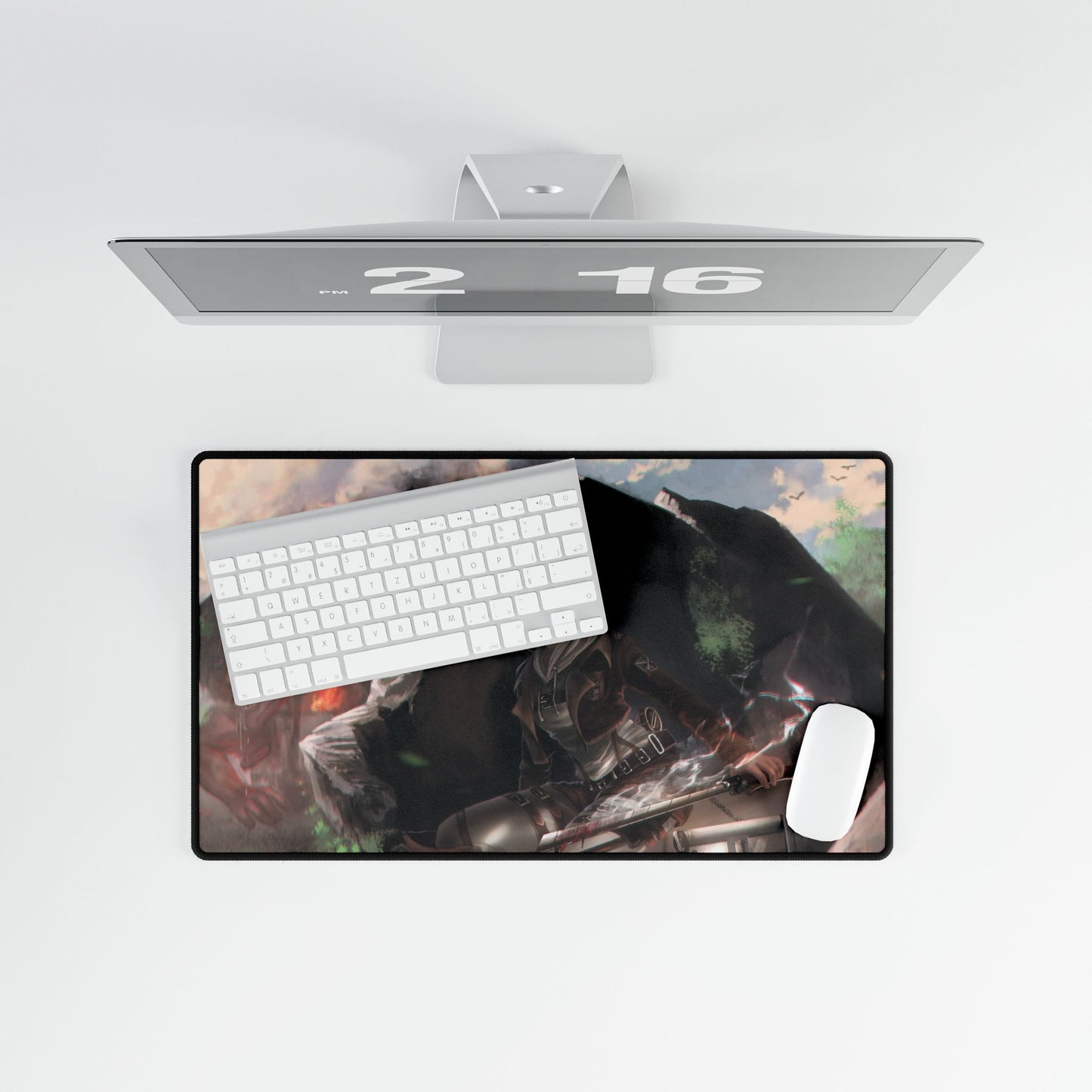 Annie Leonhart vs a titan Mouse Pad