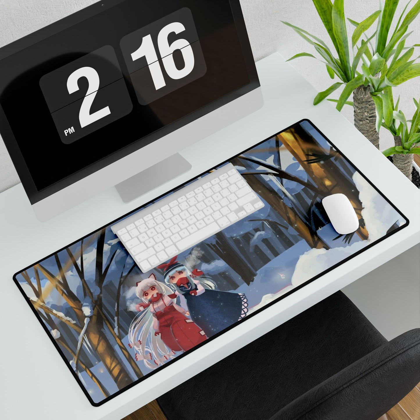 Fujiwara no Mokou & Keine Kamishirasawa Mouse Pad