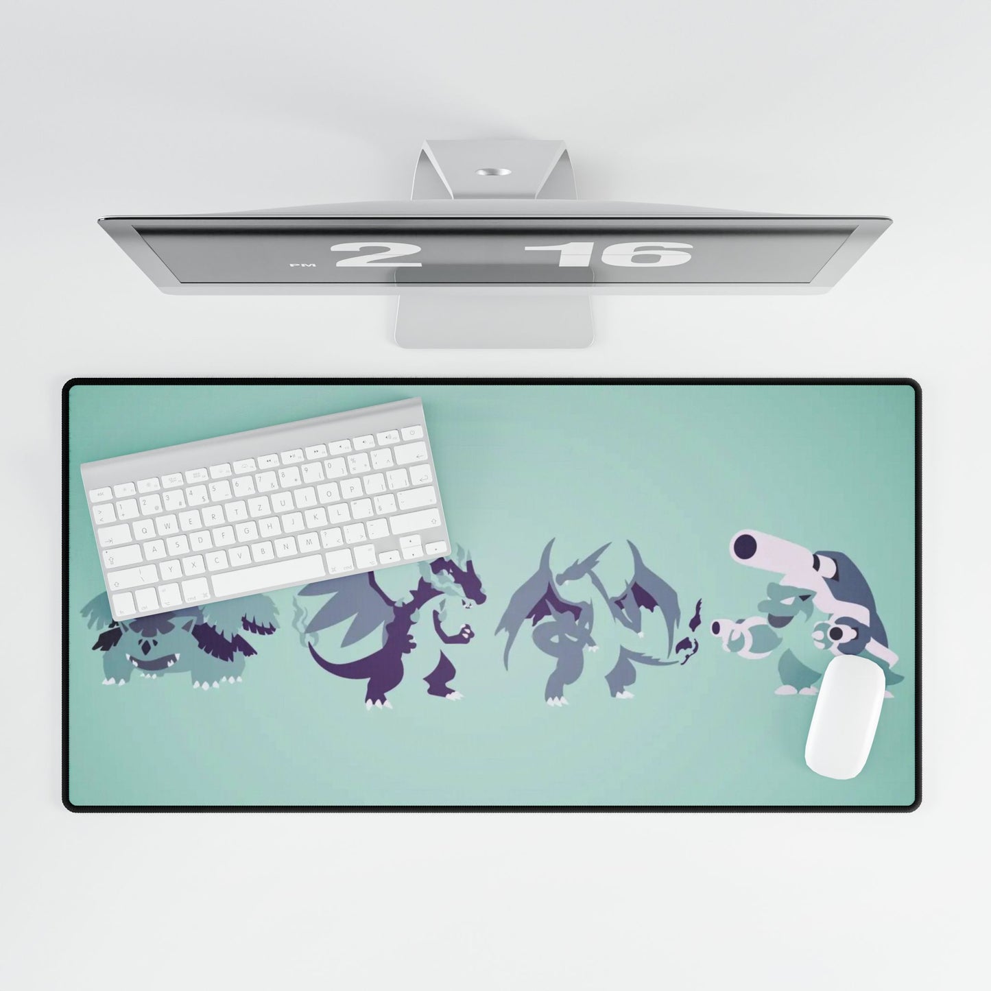 Gen I Starters Mega Evolutions Mouse Pad