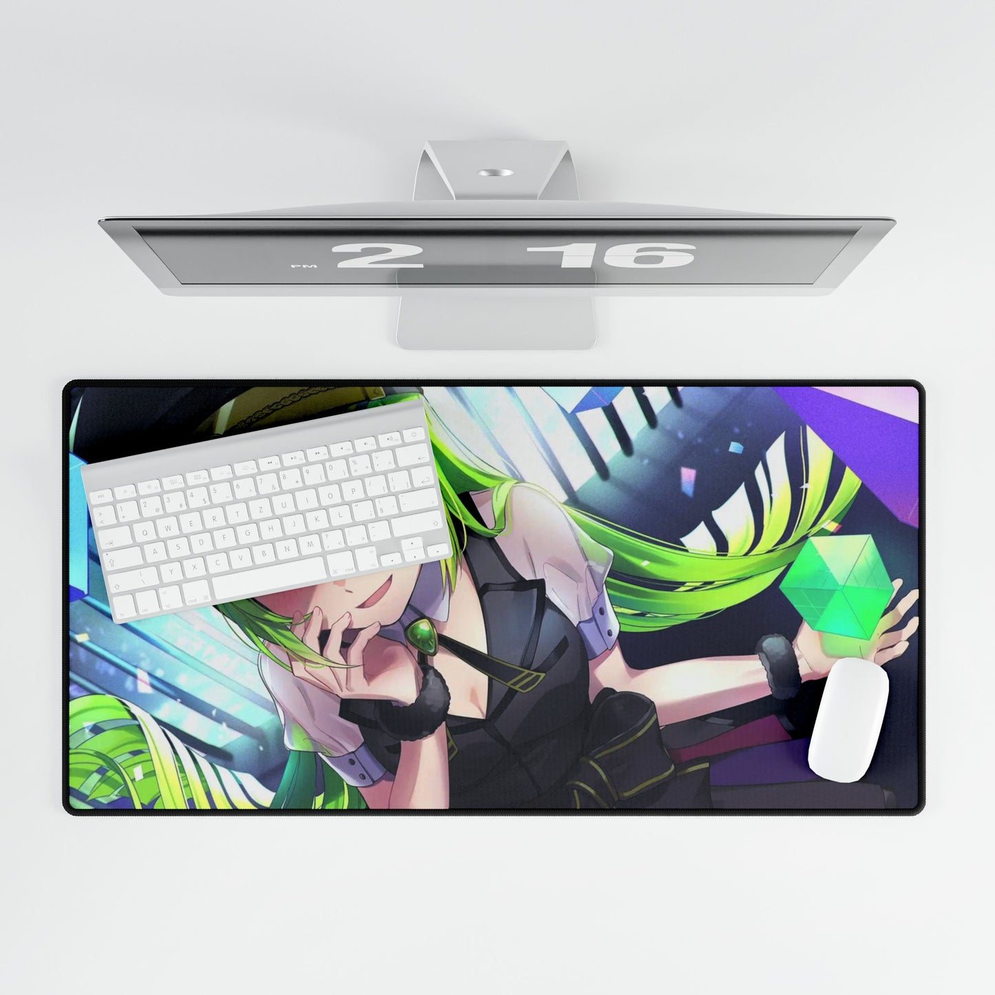 Alina Gray Mouse Pad
