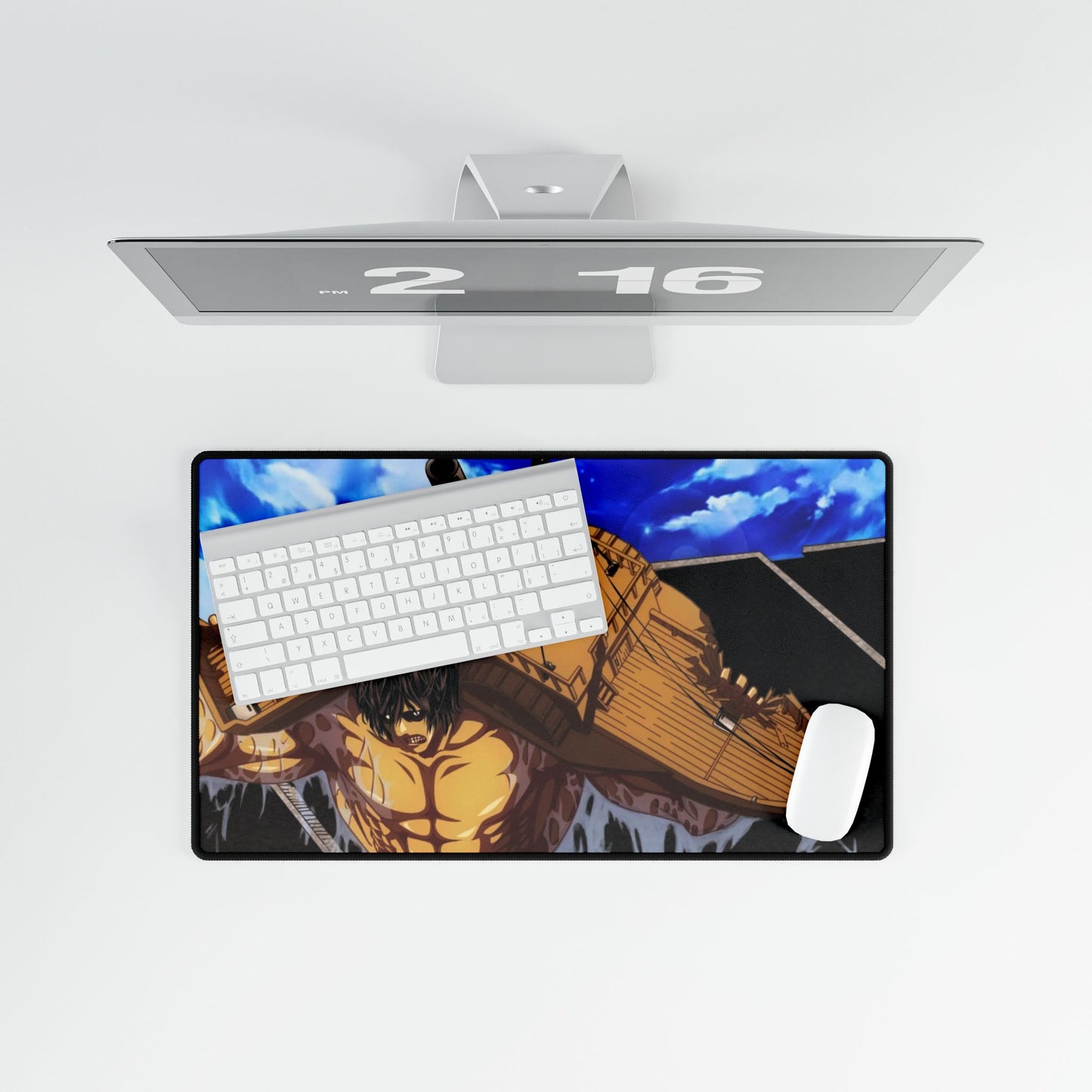 Rogue Titan destroys a boat Mouse Pad