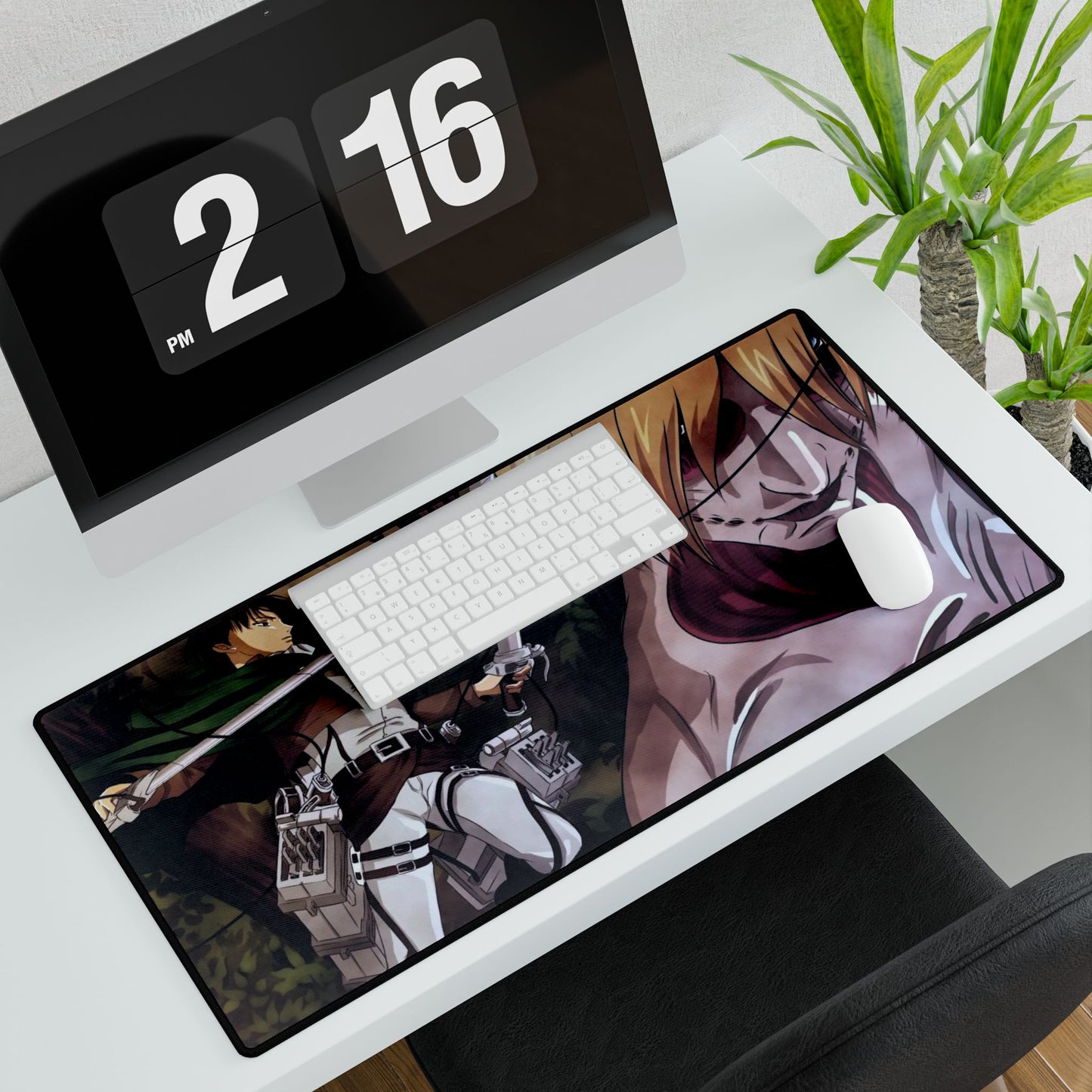 Levi Vs Annie Leonhart (Titan) Mouse Pad