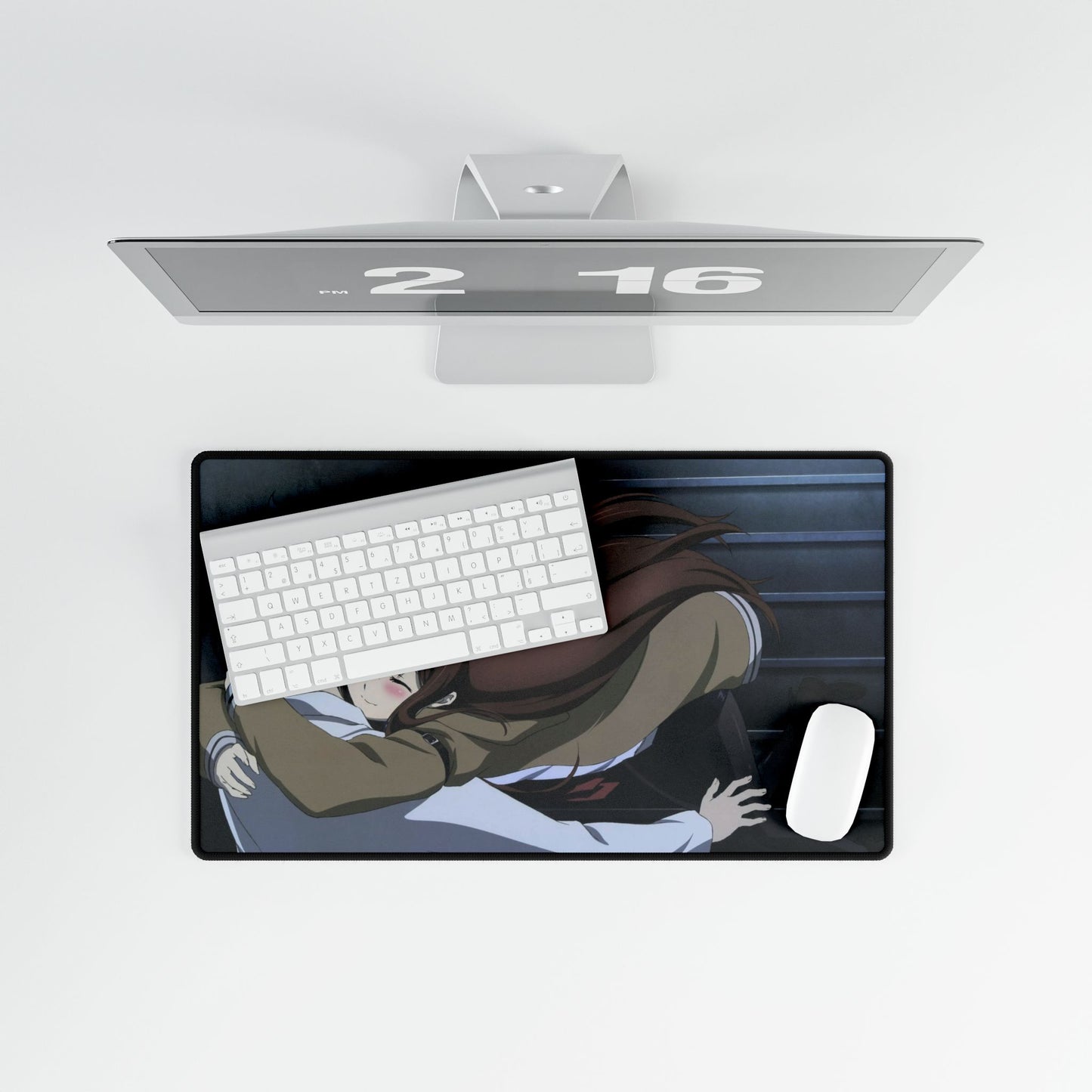Makise Kurisu & Rintaro Okabe Mouse Pad