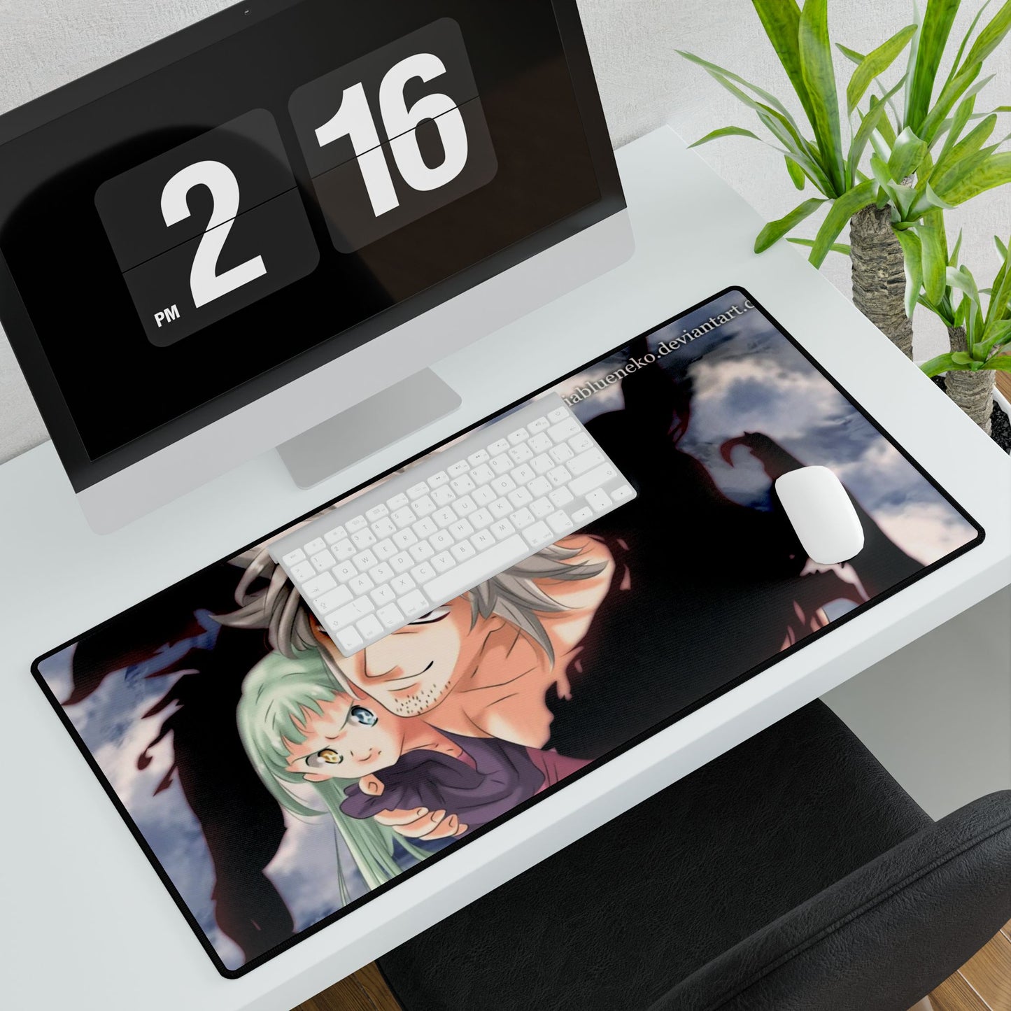 Estarossa kidnap Elizabeth Mouse Pad