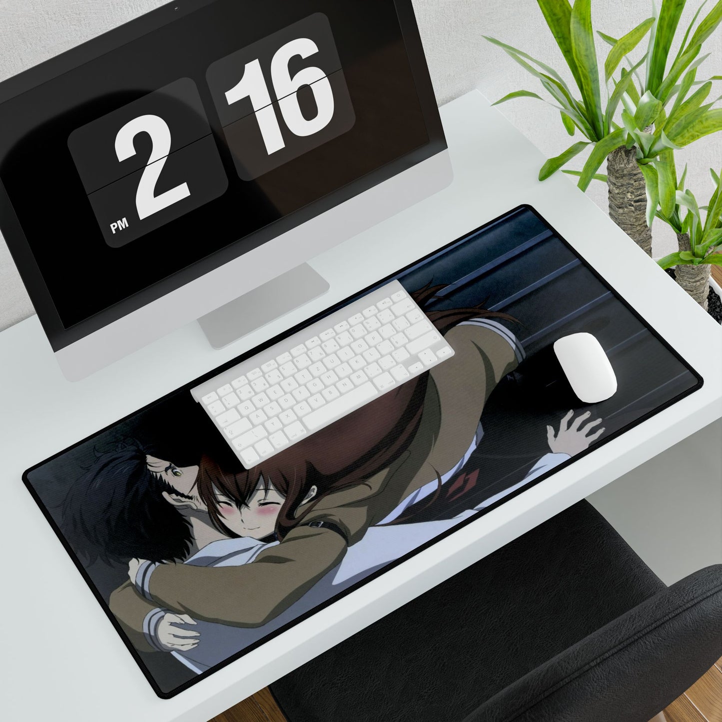Makise Kurisu & Rintaro Okabe Mouse Pad