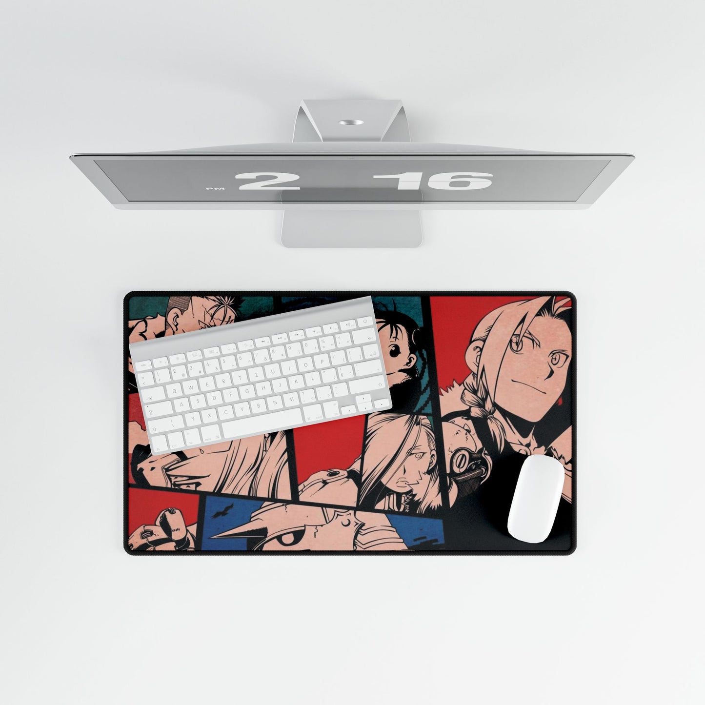 FullMetal Alchemist - Scar , Edward , Alphonse , Winry , Olivier , May & Shao Mouse Pad