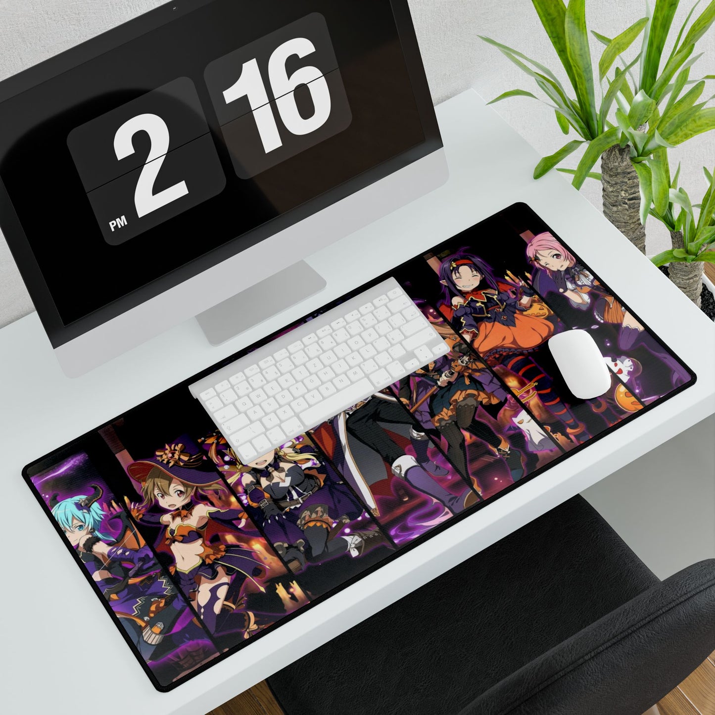 Memory Defrag Halloween Banner Mouse Pad