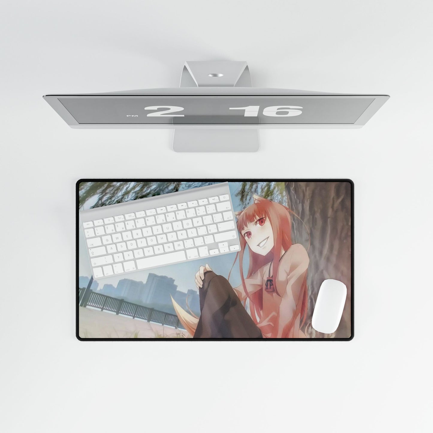 Anime Spice and Wolf Mouse Pad
