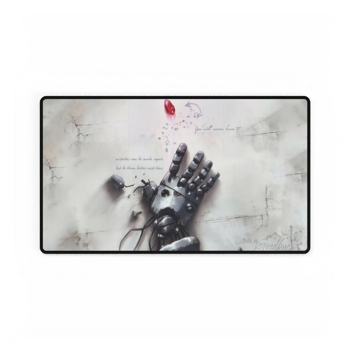 Iron hand Mouse Pad