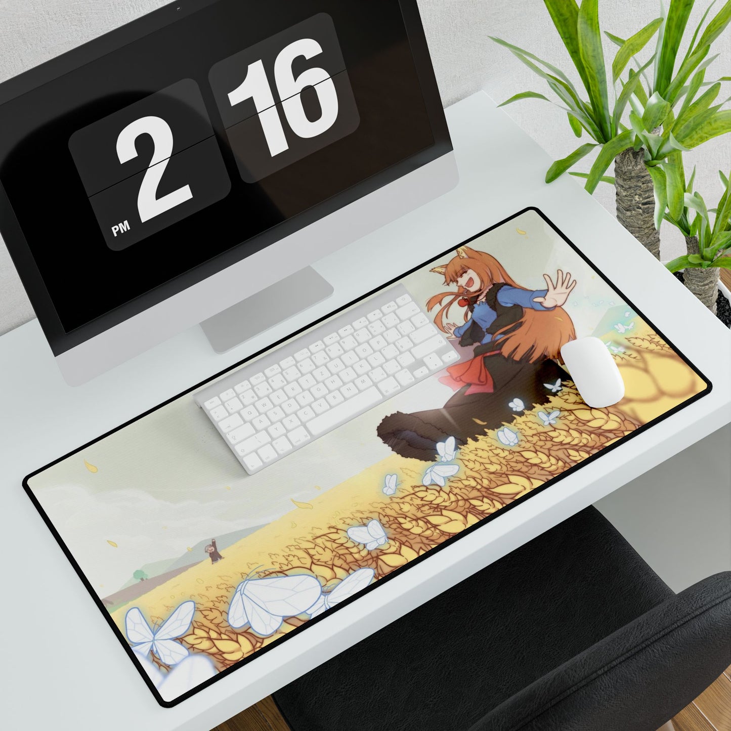 Anime Spice and Wolf Mouse Pad