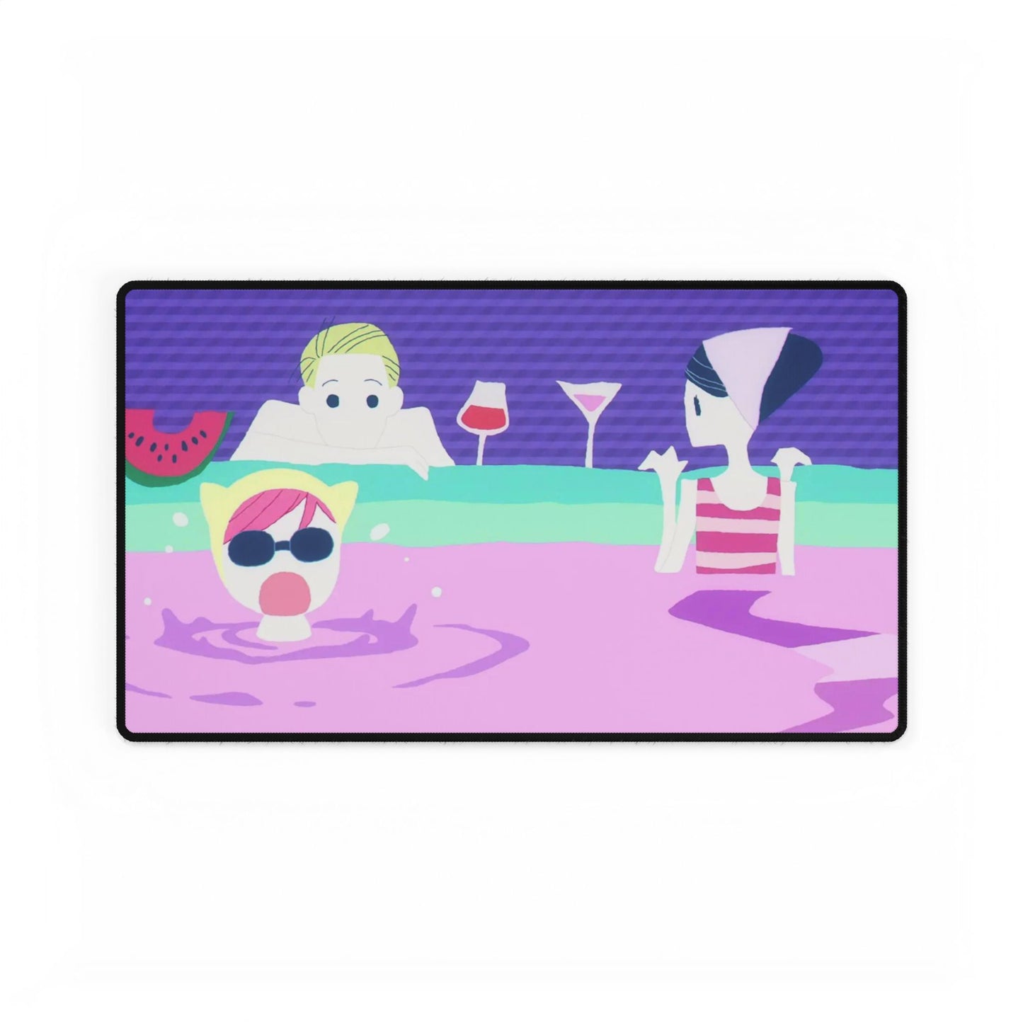 Spy x Family - Abstract Artr: Swimming Pool Mouse Pad