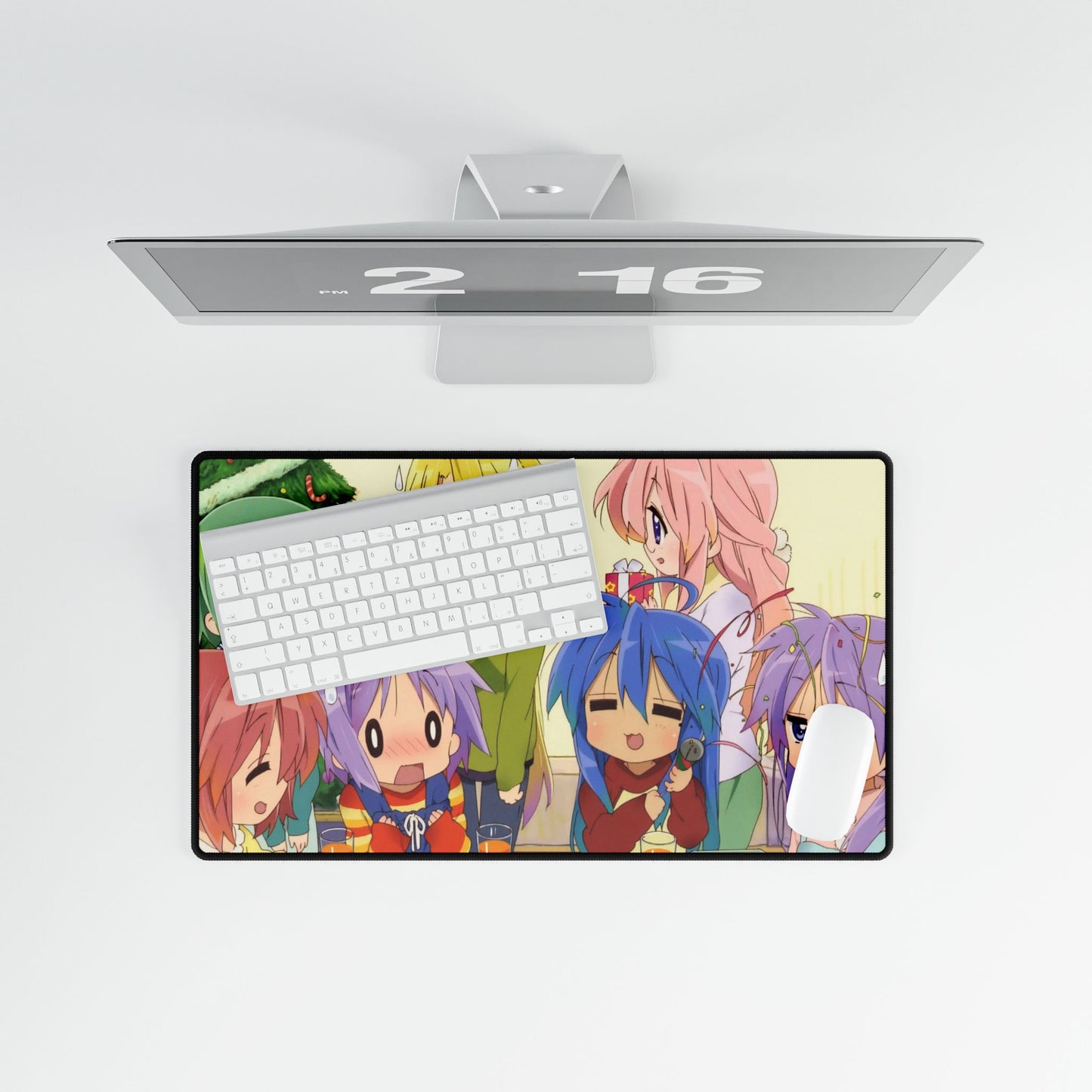 Lucky Star Konata Izumi, Kagami Hiiragi, Tsukasa Hiiragi, Miyuki Takara, Minami Iwasaki Mouse Pad