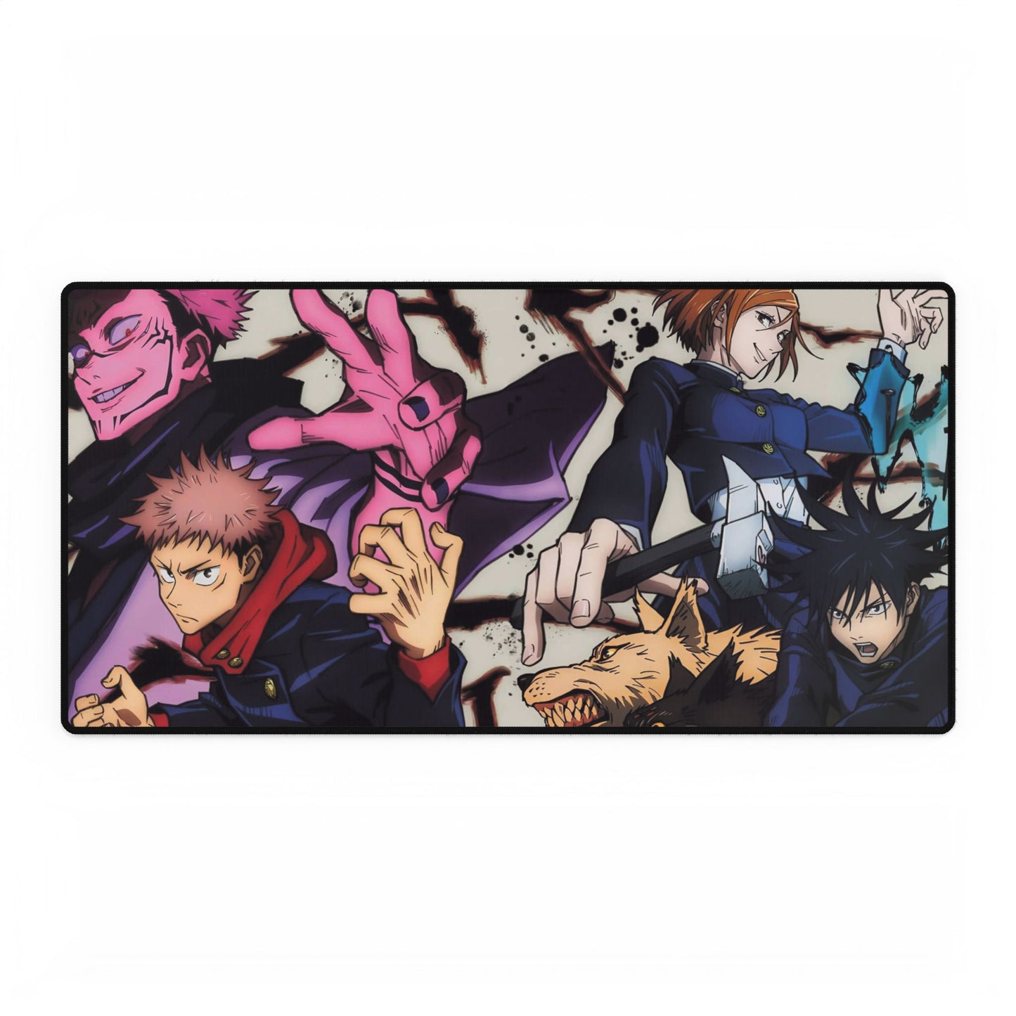 Sukuna, Megumi Fushiguro, Nobara Kugisaki and Yuji Itadori Mouse Pad