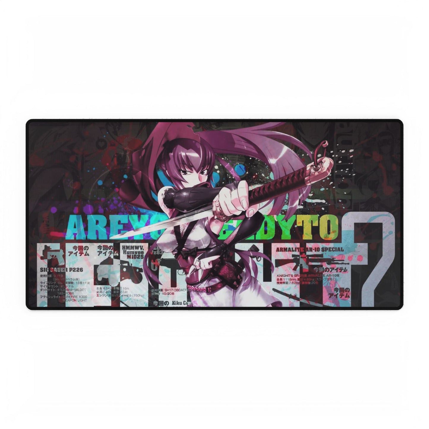 Anime Highschool Of The Dead Mouse Pad