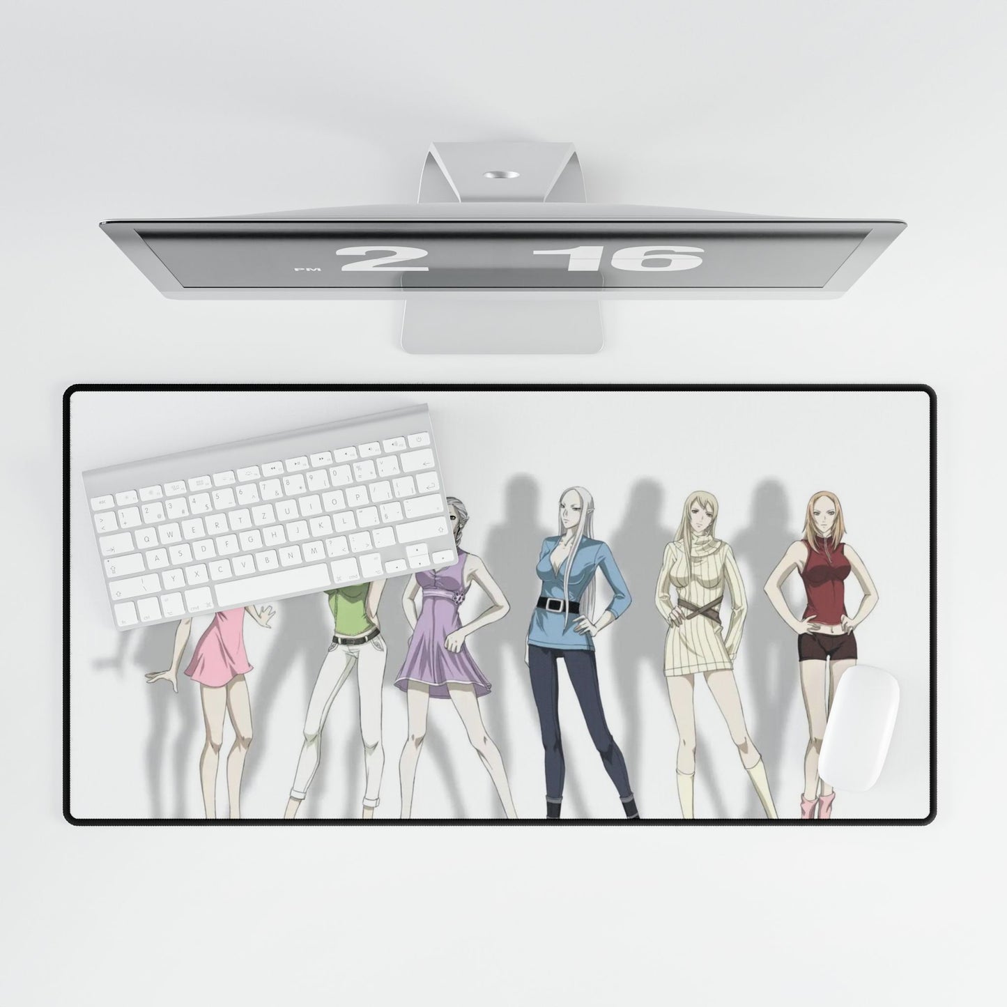 Claymore Clare, Teresa, Miria, Galatea, Irene Mouse Pad