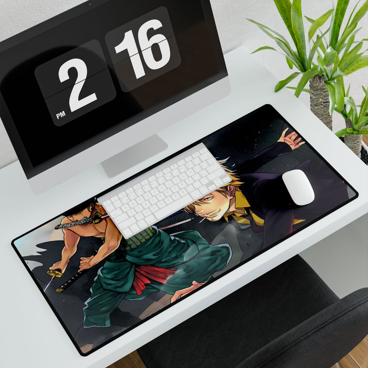 Roronoa Zoro and Sanji Mouse Pad