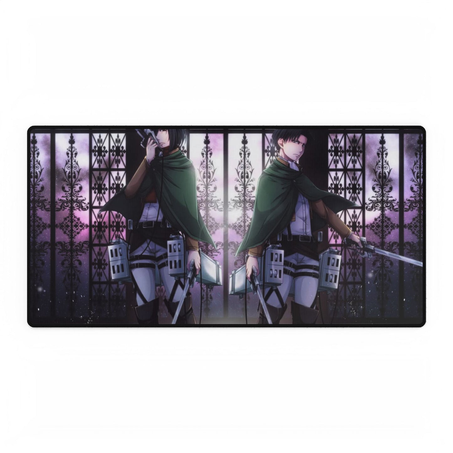 Mikasa and Levi Ackerman Mouse Pad