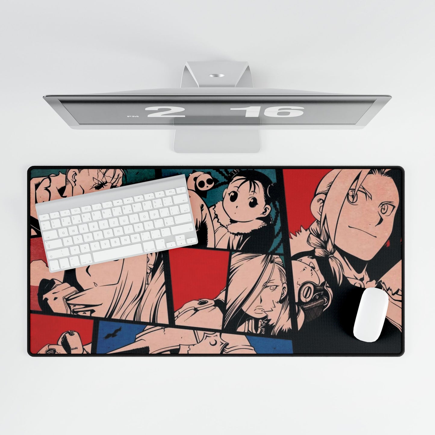 FullMetal Alchemist - Scar , Edward , Alphonse , Winry , Olivier , May & Shao Mouse Pad