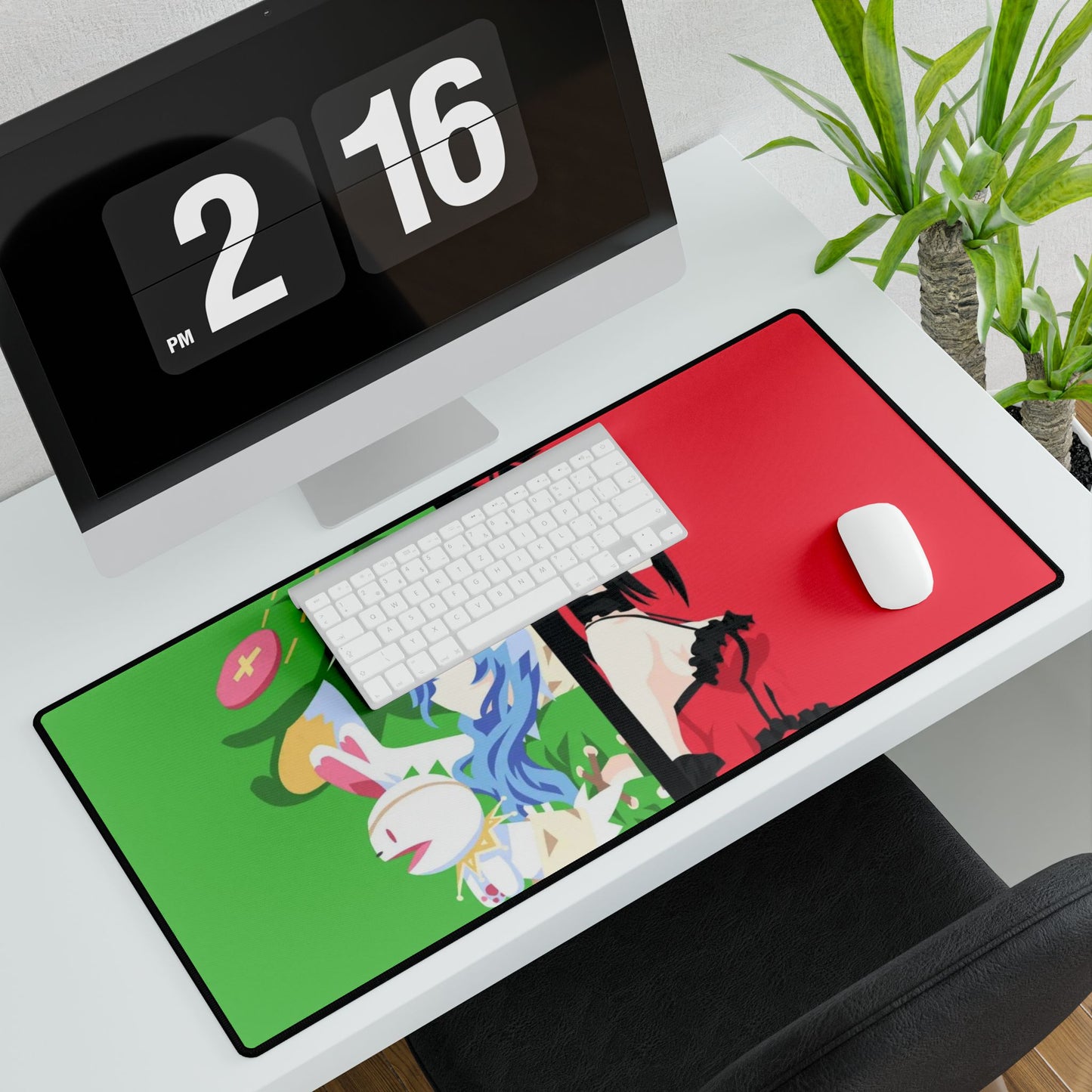 Yoshino and Kurumi - Date A Live Minimalist Mouse Pad