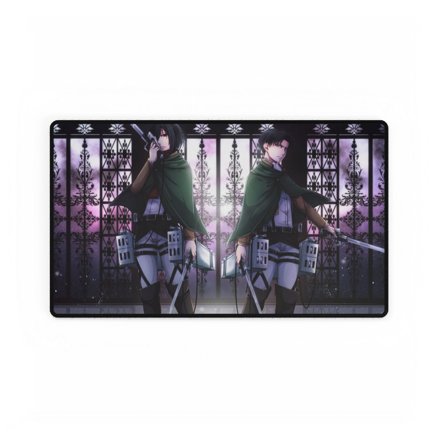 Mikasa and Levi Ackerman Mouse Pad