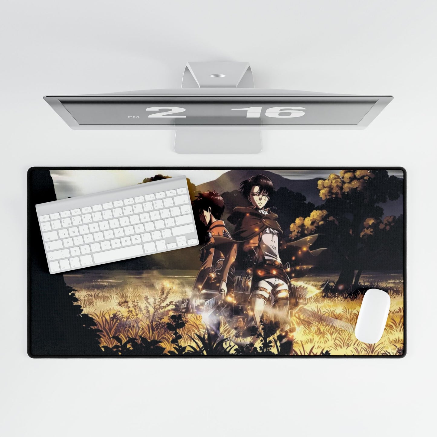 Eren and Levi Mouse Pad