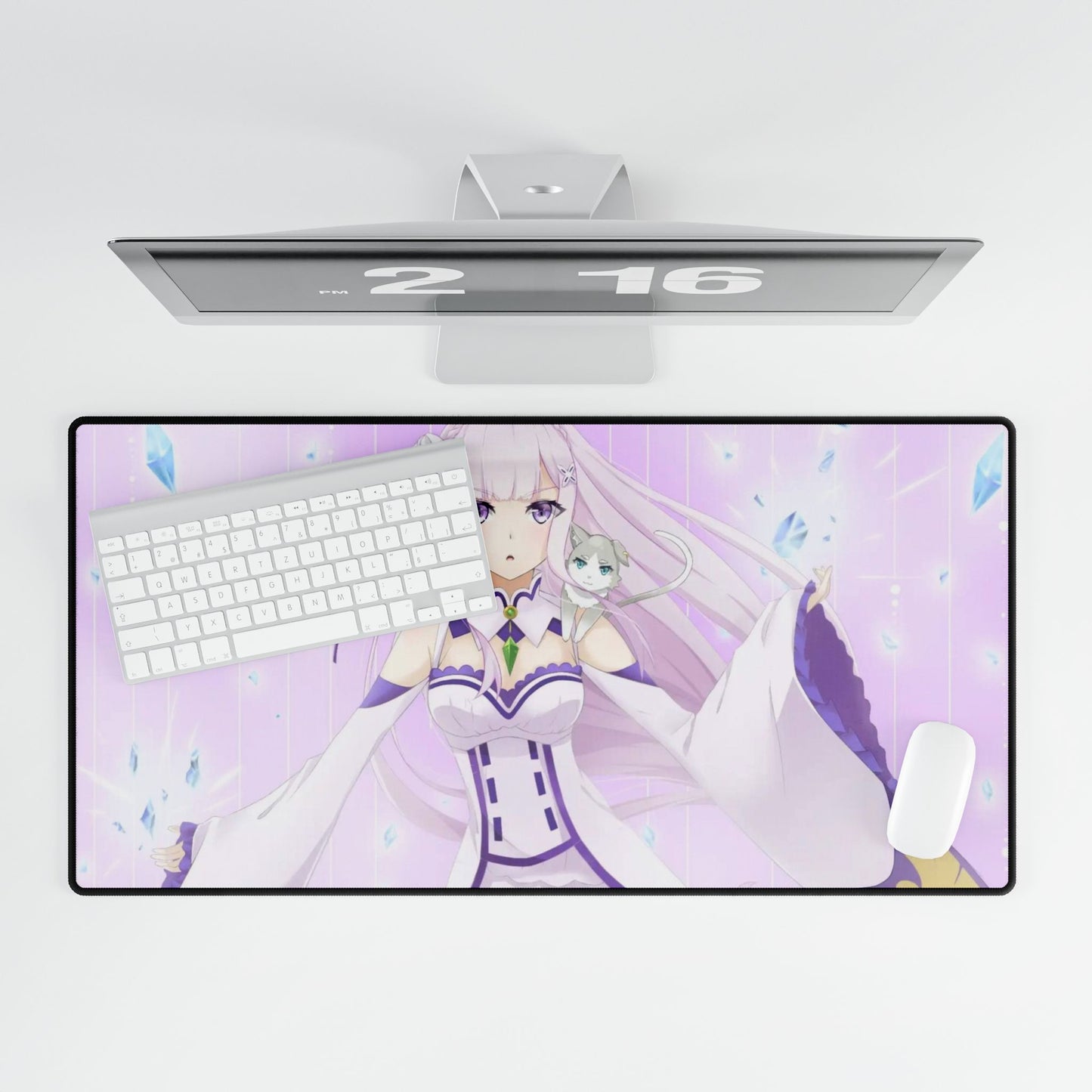 Emilia and Puck Mouse Pad
