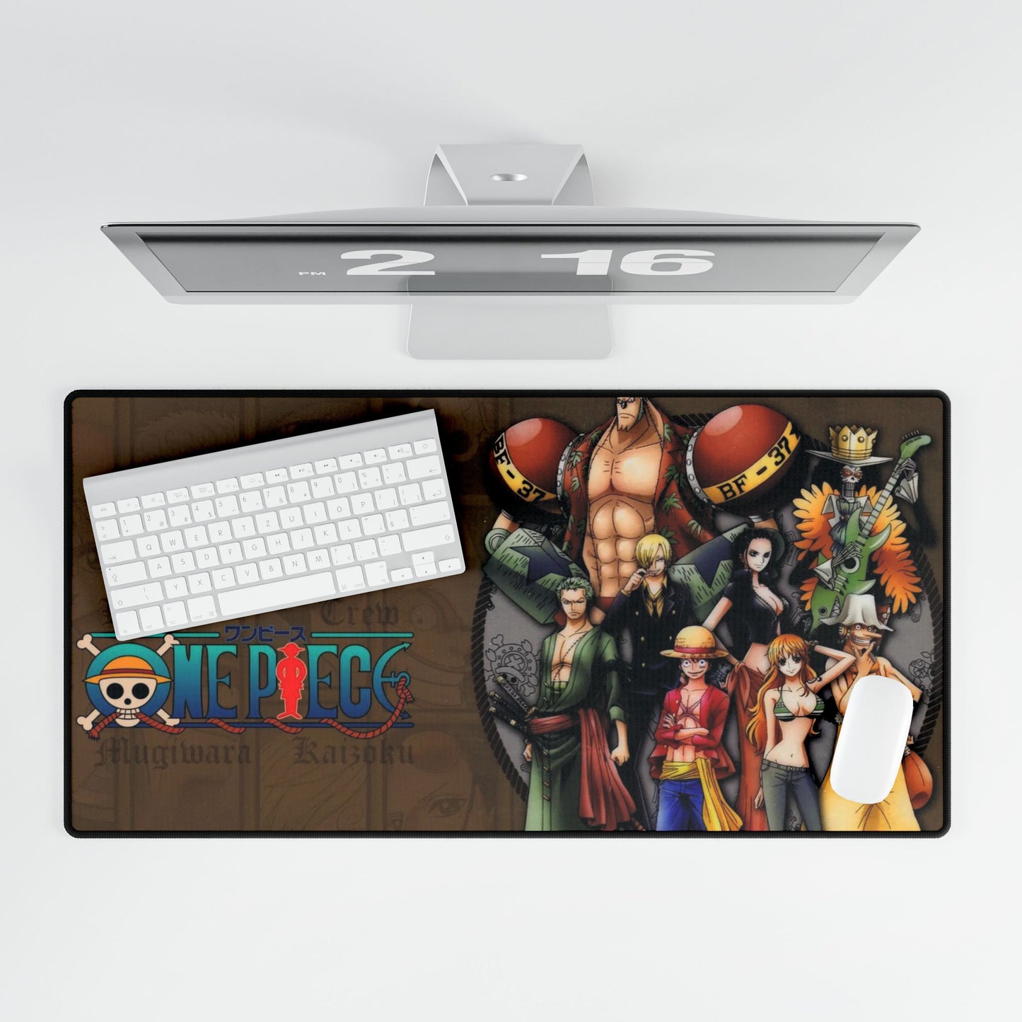 Luffy Pirate King and 8 nakamas Generals Mouse Pad
