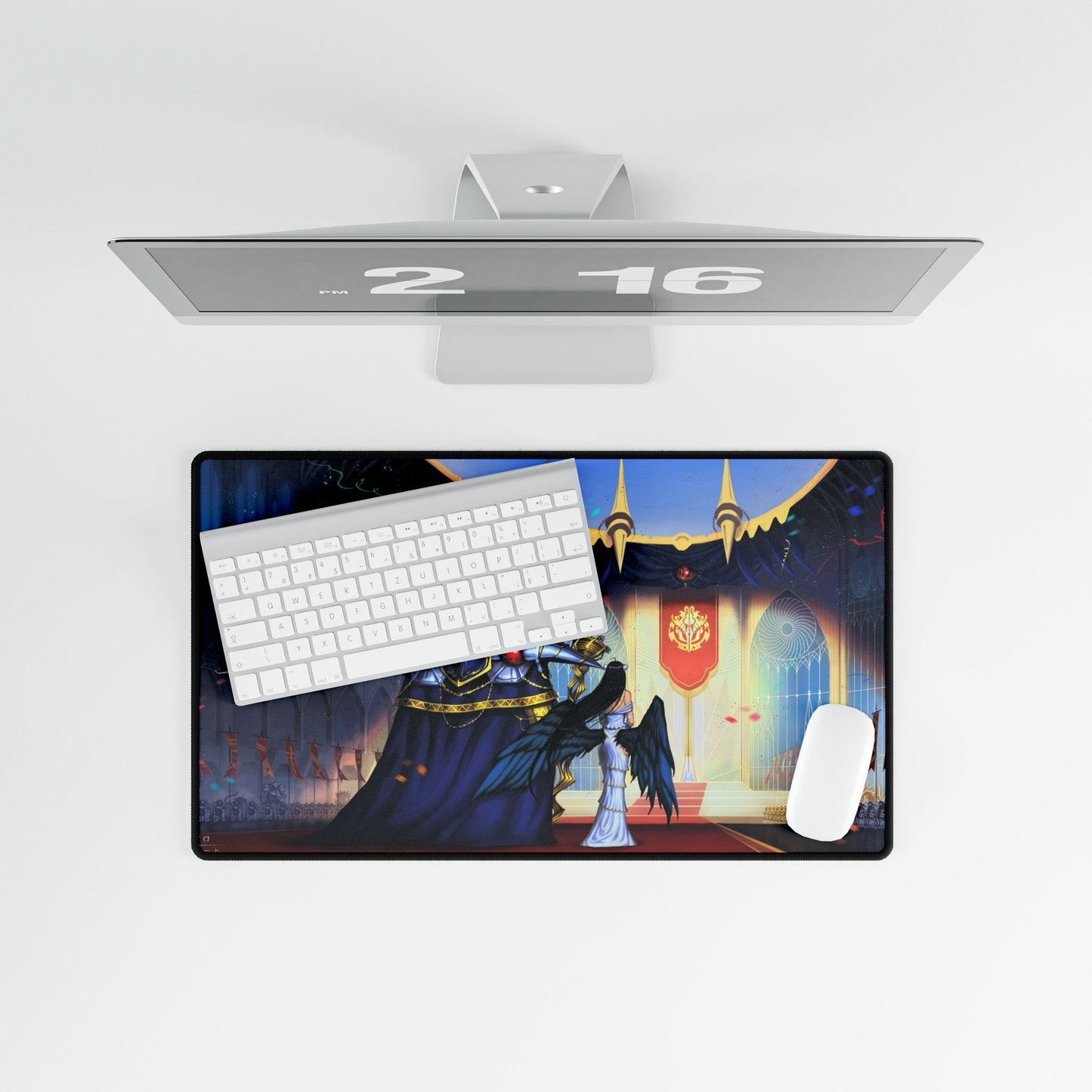 Albedo and Ainz Ooal Gown Mouse Pad