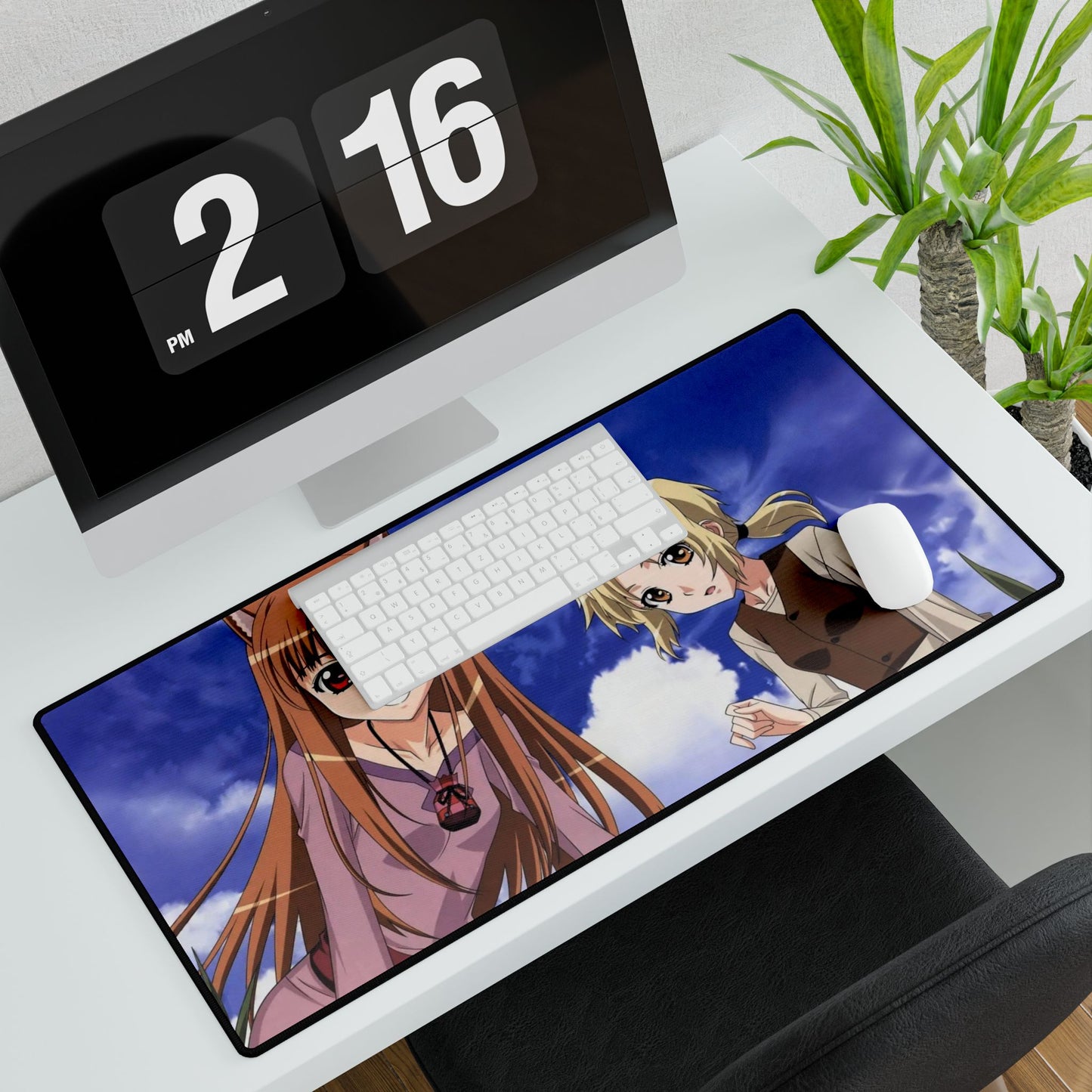 Anime Spice and Wolf Mouse Pad