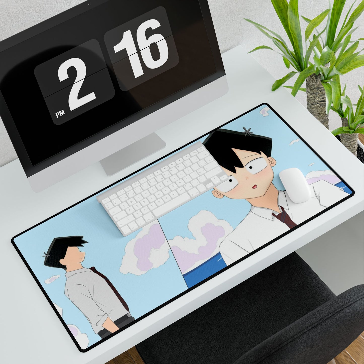 Anime Komi Can't Communicate Mouse Pad
