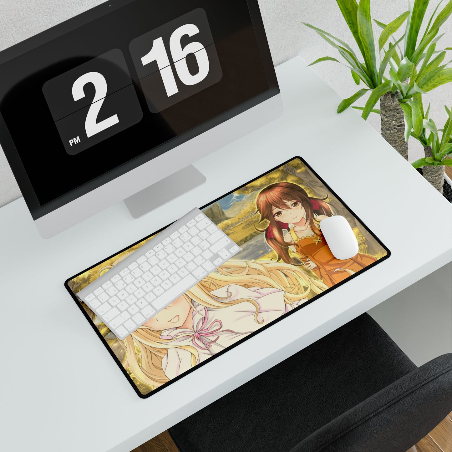 Mavis Vermilion Mouse Pad