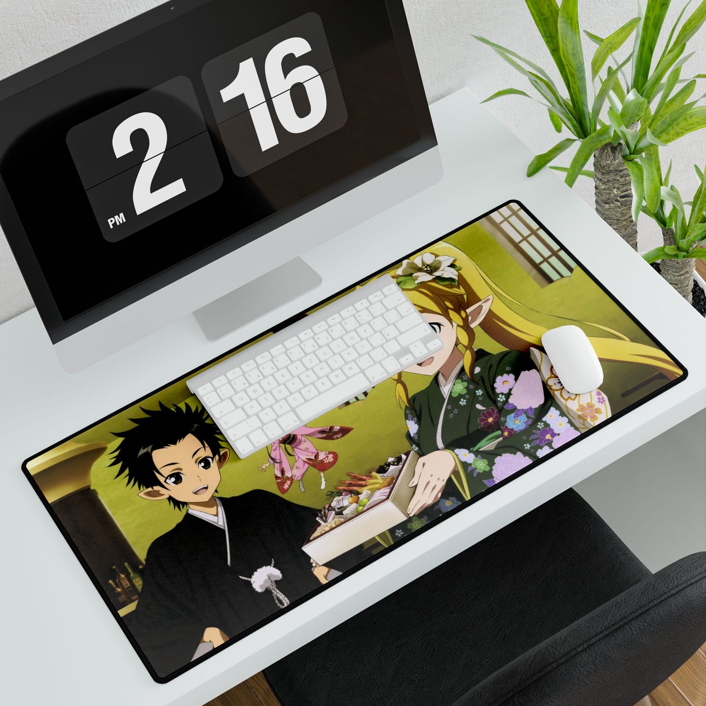 Kirito, Leafa and Yui Mouse Pad