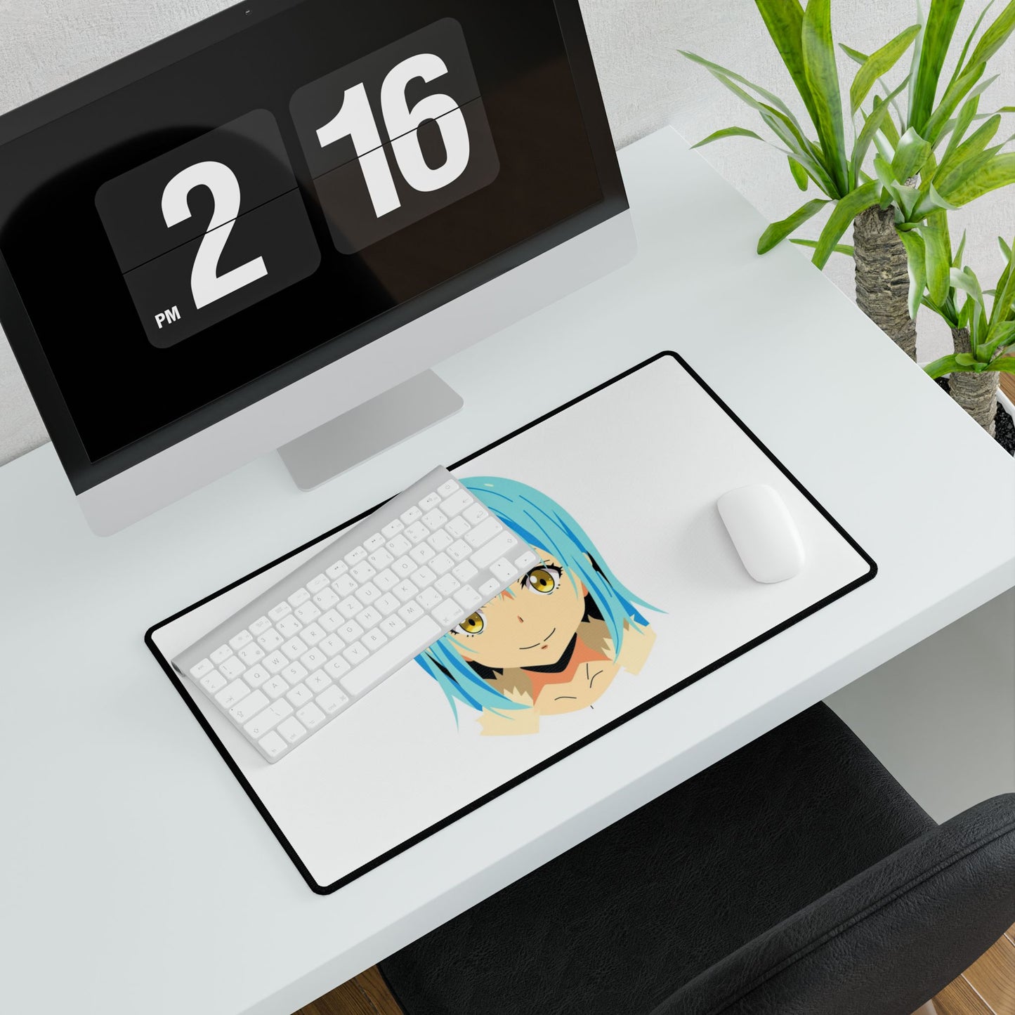 Rimuru Tempest Face ( White background ) Mouse Pad