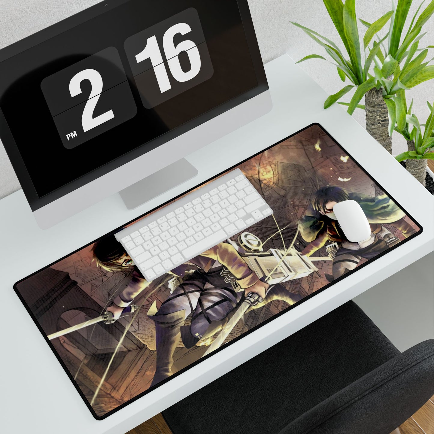 Eren and Levi Mouse Pad