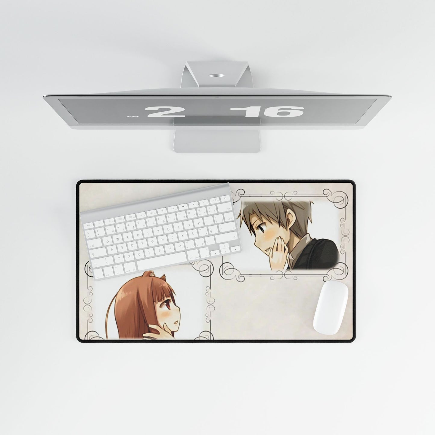 Anime Spice and Wolf Mouse Pad