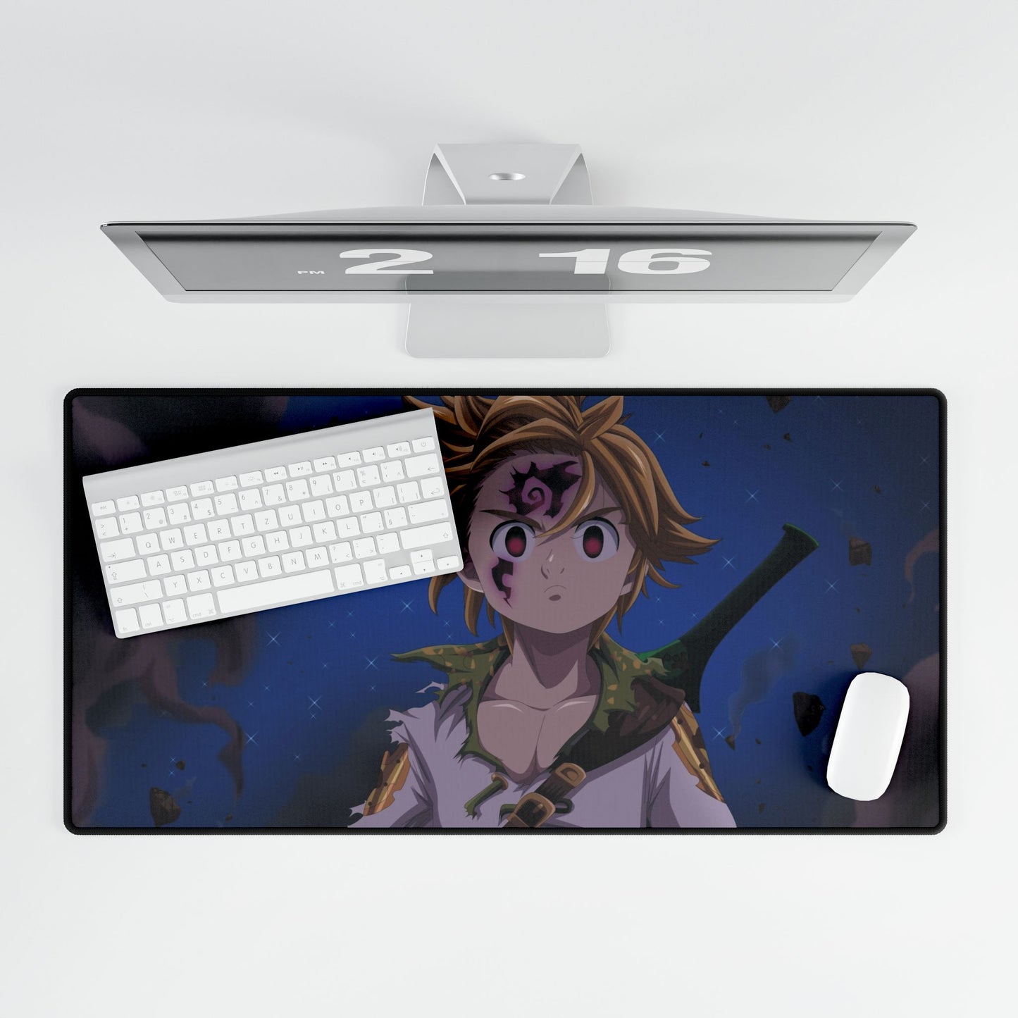 Meliodas Awake His Demon Blood Evil Power - Leader Of 10 Commandements - Mouse Pad