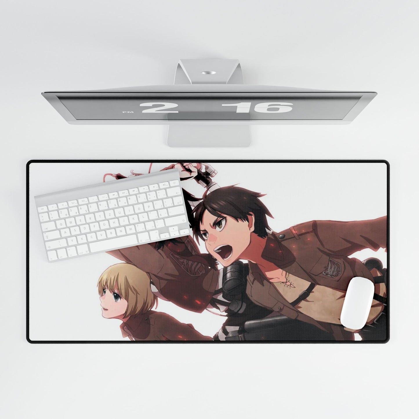 Eren,Mikasa and Armin Mouse Pad