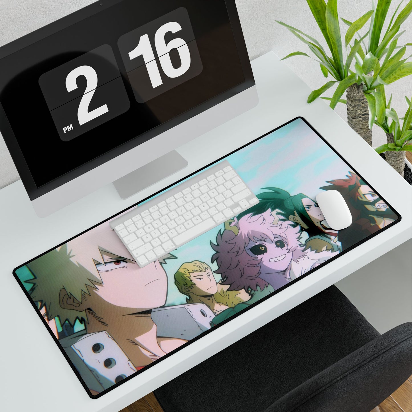 Katsuki and the Gang! - Intro AI Upscaled Screencap Mouse Pad